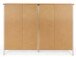 Highboard >Batley I< in Weiß - 160x120x40cm (BxHxT)