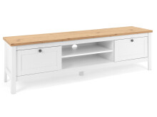 TV-Board >Batley I< in Weiß - 160x45x40cm...