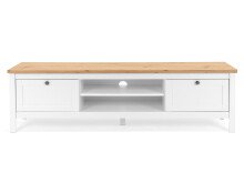 TV-Board >Batley I< in Weiß - 160x45x40cm (BxHxT)