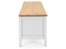 TV-Board >Batley I< in Weiß - 160x45x40cm (BxHxT)