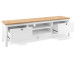 TV-Board >Batley I< in Weiß - 160x45x40cm (BxHxT)