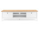 TV-Board >Batley I< in Weiß - 160x45x40cm (BxHxT)