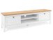 TV-Board >Batley I< in Weiß - 160x45x40cm (BxHxT)