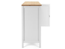 Sideboard >Batley II< in Weiß - 120x90x40cm (BxHxT)