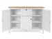 Sideboard >Batley II< in Weiß - 120x90x40cm (BxHxT)