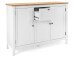 Sideboard >Batley II< in Weiß - 120x90x40cm (BxHxT)