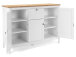 Sideboard >Batley II< in Weiß - 120x90x40cm (BxHxT)