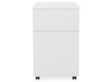 Rollcontainer >Ravenna I< in Weiß/Matt - 44x73x52cm (BxHxT)