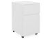 Rollcontainer >Ravenna I< in Weiß/Matt - 44x73x52cm (BxHxT)