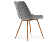 Esszimmerstuhl >Tivoli< (4-er Set) in Grau aus Metall - 50x83x60cm (BxHxT)