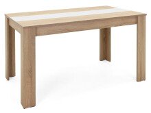 Esstisch >Naperville< in Sonoma-Eiche - 138x74x80cm...