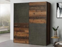 Schwebetürenschrank >Delmore< in Old Wood...