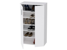 Schuhschrank >Gretna< in Weiß - 68.9x120.4x36.3cm (BxHxT)