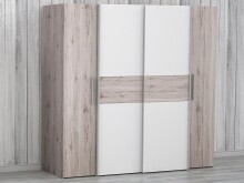 Kleiderschrank >Kaleb I< - 200,1x190,5x61,6cm (BxHxT)