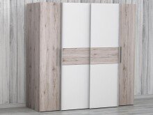Kleiderschrank >Kaleb I< - 200,1x190,5x61,6cm (BxHxT)