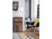 Kommode >Burg< in Betonoptik Dunkelgrau - 40.3x77.5x29.6cm (BxHxT)