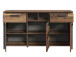 Sideboard >Celon< in Old Wood Vintage - 156.4x86.3x41.6cm (BxHxT)