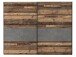 Schwebetürenschrank in Betonoptik Dunkelgrau - 269,9x210,5x61,2cm (BxHxT)