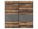 Schwebetürenschrank in Betonoptik Dunkelgrau - 220,1x210,5x61,2cm (BxHxT)