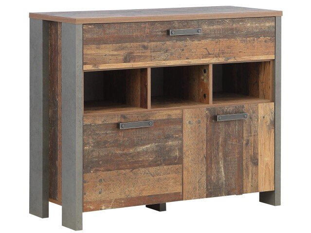 Kommode >Celon< in Old Wood Vintage - 106.7x86.3x41.6cm (BxHxT)
