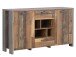 Sideboard >Celon< in Old Wood Vintage - 156.4x86.3x41.6cm (BxHxT)