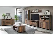 TV-Board in Schwarz - 141,7x63,9x52,3cm (BxHxT)