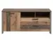 TV-Board in Schwarz - 141,7x63,9x52,3cm (BxHxT)