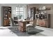 Highboard >Celon< in Old Wood Vintage aus Glas - 151.4x127.9x41.6cm (BxHxT)