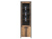 Wohnwand in Schwarz aus Glas - 330,4x204,7x52,3cm (BxHxT)