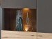 Highboard >Chatham I< in Chromfarben aus Glas - 90,1x168,1x41,3cm (BxHxT)