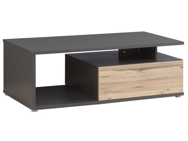 Couchtisch >Chatham< in Uni Wolfram Grau aus Metall - 120x40.2x59cm (BxHxT)