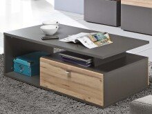 Couchtisch >Chatham< in Uni Wolfram Grau aus Metall...