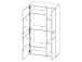 Wohnwand >Chatham I< in Chromfarben aus Glas - 319,3x203,3x52cm (BxHxT)