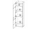 Wohnwand >Chatham I< in Chromfarben aus Glas - 319,3x203,3x52cm (BxHxT)