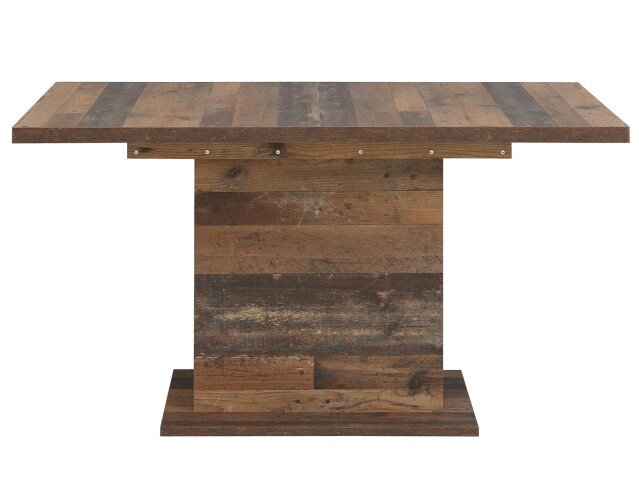 Esstisch >Celon< ausziehbar bis 200cm in Old Wood Vintage - 160/200x76.6x90cm (BxHxT)