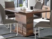 Esstisch >Celon< ausziehbar bis 200cm in Old Wood...