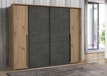 Kleiderschrank >Nadiya< - 270,3x210x61,2cm (BxHxT)