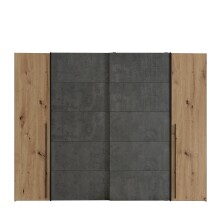 Kleiderschrank >Nadiya< - 270,3x210x61,2cm (BxHxT)
