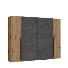 Kleiderschrank >Nadiya< - 270,3x210x61,2cm (BxHxT)
