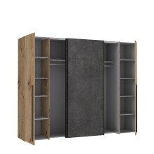 Kleiderschrank >Nadiya< - 270,3x210x61,2cm (BxHxT)