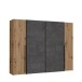 Kleiderschrank >Nadiya< - 270,3x210x61,2cm (BxHxT)