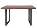 Esstisch >Talbert< in Old Wood Vintage aus Metall - 140x74,4x90cm (BxHxT)