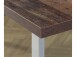 Esstisch >Talbert< in Old Wood Vintage aus Metall - 140x74,4x90cm (BxHxT)