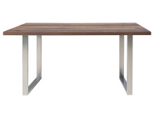 Esstisch >Talbert< in Old Wood Vintage aus Metall - 160x74,4x90cm (BxHxT)