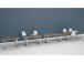 Esstisch >Talbert< in Old Wood Vintage aus Metall - 160x74,4x90cm (BxHxT)