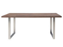 Esstisch >Talbert< in Old Wood Vintage aus Metall - 180x74,4x90cm (BxHxT)