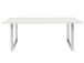 Esstisch >Talbert< in Weiß/Matt aus Metall - 180x74,4x90cm (BxHxT)