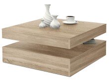 Couchtisch >Coimbra I< in Sonoma-Eiche - 93x34,3x78cm (BxHxT)