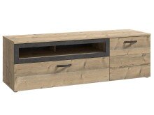 TV-Board >Kendra I< in Schwarz - 179,6x56,8x52cm (BxHxT)