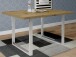 Esstisch >Talbert< in Artisan Eiche aus Metall - 140x74,4x90cm (BxHxT)